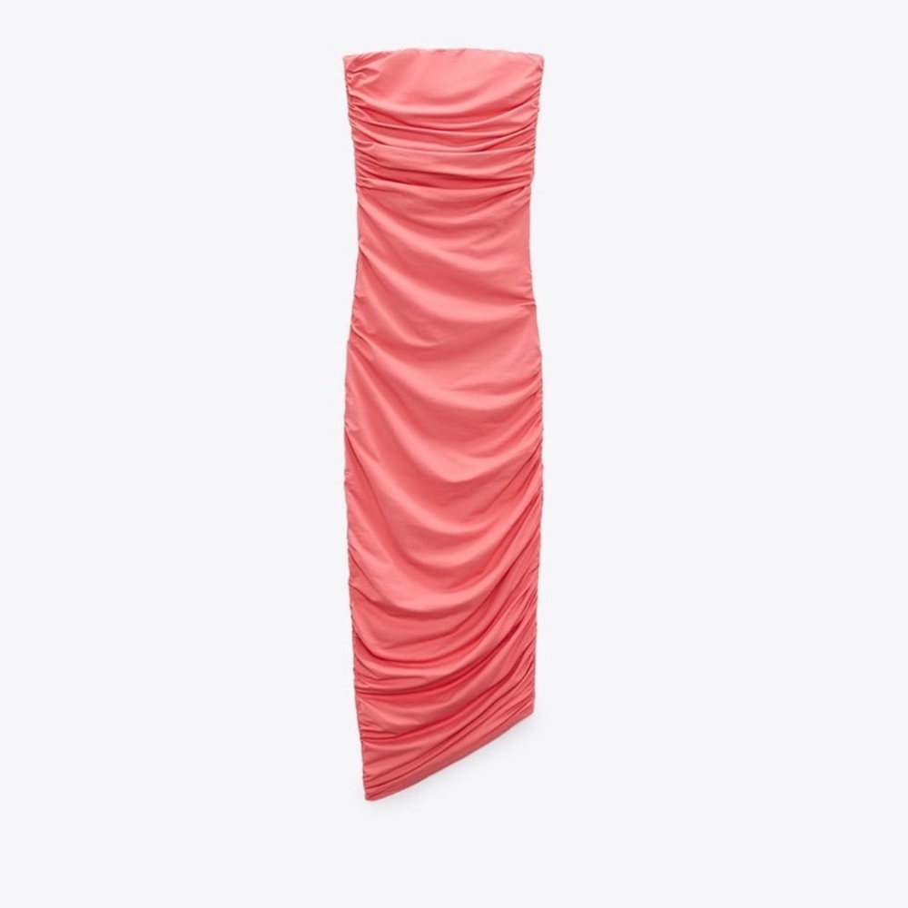 Maxi bodycon runched dress